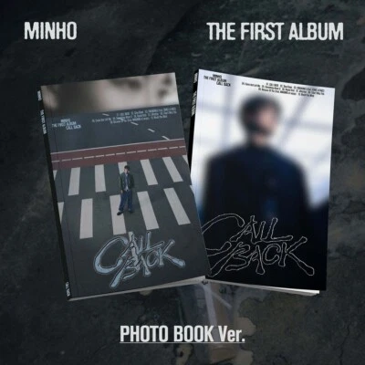 MINHO SHINEE 1st Album CALL BACK Photobook Random Ver CD+Book+Card+F.Poster+Gift Foto 1 de 4
