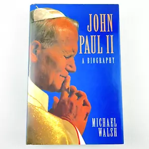 John Paul II: A Biography by Michael J. Walsh - Hardcover Book 1994 - Foto 1 di 13
