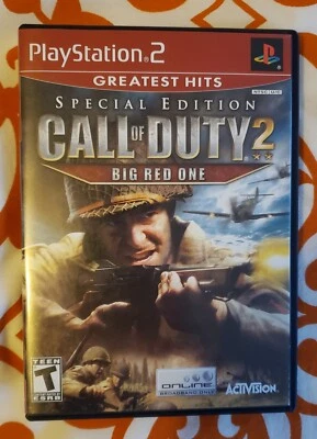 PS2 Call of Duty 2 Big Red One Special Edition (Playstation 2, 2005) CIB - Image 1 of 4
