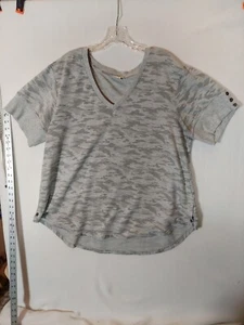 Woman's Jane And Delancey Gray Blouse Size 1X Gingham - Picture 1 of 12