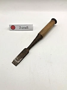 18mm Japanese Used Chisel Nomi Carpentry Tool Blade 30degrees 122g #A12c - Picture 1 of 11