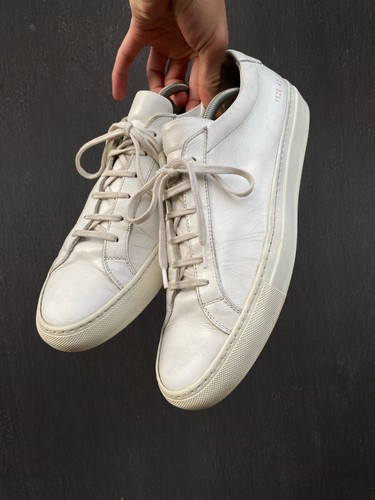 Sneakers da ginnastica Common Projects in pelle bianca taglia 42