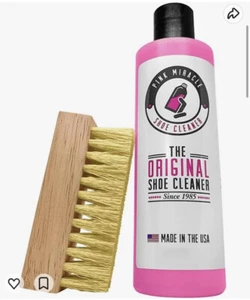 Pink Miracle Shoe Cleaner Kit with Bottle and Brush For Fabric Cleaner, 4oz - Picture 1 of 4