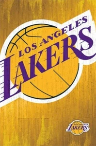LOS ANGELES LAKERS LOGO POSTER Rare Hot New 22x34 - Picture 1 of 1