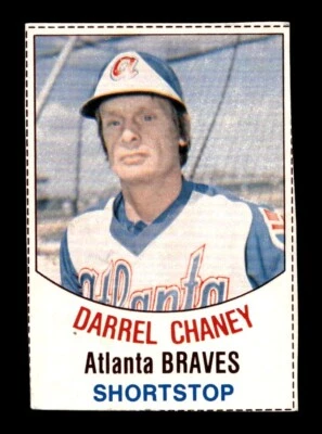 1977 Hostess #57 Darrel Chaney Braves EX *7w - Image 1 of 2