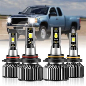 For Honda Accord EX Sedan 4-Door 1990-2012 LED Headlight High Low Beam Bulbs Kit - Picture 1 of 12