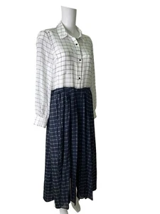 FRENCH CONNECTION Dress Size Medium 12 Navy & White Womens NEW EU40 RRP £125 - Picture 1 of 13