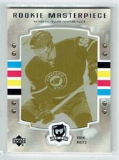 06-07 UD Upper Deck The Cup  Erik Reitz  1/1  Printing Plate  Rookie