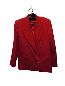 Austin Reed Ladies Red Wool Skirt Suit Size 6 New With Tags - Picture 1 of 6