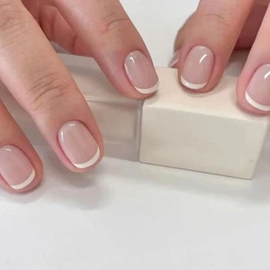 French Fake Nails Round Nail Tips Fashion False Nails for DIY - Picture 1 of 4