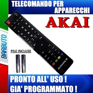 TELECOMANDO UNIVERSALE PER TELEVISORI AKAI SPECIFICO AKTV407TS + BATTERIE - Imagen 1 de 1