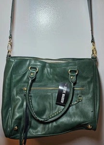 Steve Madden Tasche Handtasche Hunter Grün Neu mit Etikett Lesen - Bild 1 von 16