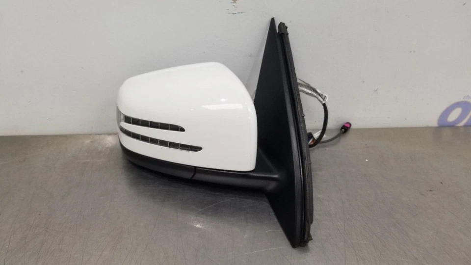17 MERCEDES BENZ GLS63 AMG W166 EXTERIOR SIDE VIEW MIRROR RIGHT PASSENGER WHITE - Image 1 of 4