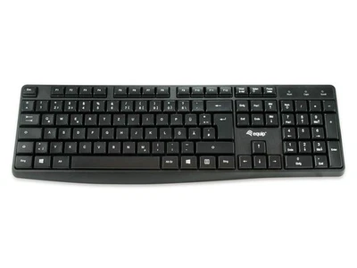 Equip 245211 Wired USB Keyboard/ES Layout/USB Keyboard/Spanish/Black - Image 1 of 3