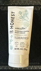 The Honest Company Diaper Rash Cream Hypoallergenic Zinc Oxide 6 oz exp 12/25 - Picture 1 of 2
