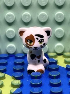 Lego Minifigure Animal Land Cat White Black Dark Orange Calico Vega - Picture 1 of 2