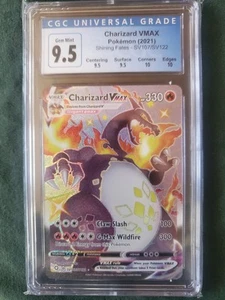 Charizard VMAX Shining Fates SV107/SV122 CGC 9.5 / 10 - Picture 1 of 2