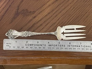 ALVIN Majestic Solid Sterling Cold Meat Serving Fork - Picture 1 of 5