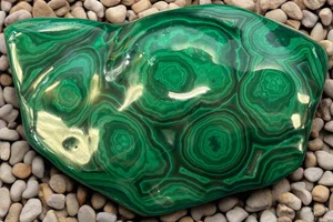 Polished Malachite from the Congo, 2.71 lbs. - Picture 1 of 4