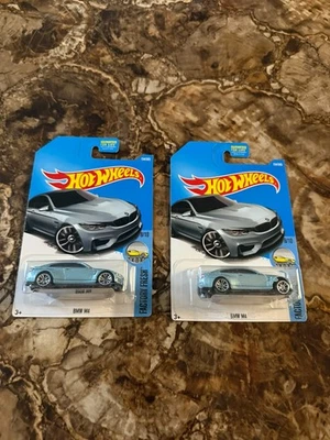 Coche de juguete BMW M4 154/365 azul nuevo de fábrica 8/10 (2015) Hot Wheels y coche de error Foto 1 de 3