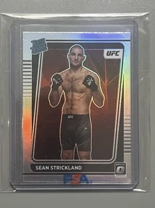 SEAN STRICKLAND ⚡️UFC CHAMPION!! “RARE” ✨ROOKIE✨ (PARALLEL) BLUE REFRACTOR CARD! - Picture 1 of 2