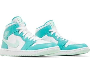 NEW Jordan 1 Mid Washed Teal Mint Foam Green Retro DV2229-300 Size W 12 M 10.5 - Picture 1 of 10