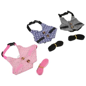 3 Sets Kaninchenweste Seil Bräutigam Baby Hasengeschirr Hasenleinenweste - Bild 1 von 10