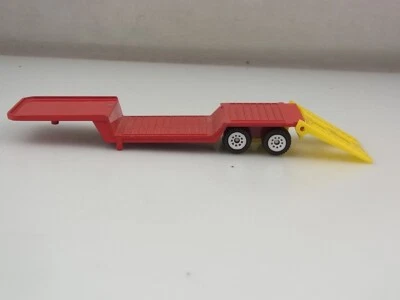 SIKU 1610 1611 Tieflader Anhänger Modellbau Rot Gelb - Bild 1 von 4