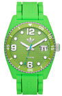 Adidas ADH6156 Brisbane Unisex Analogowy plastikowy zegarek Zielony Silcone pasek