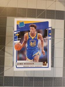 Tarjeta de novato James Wiseman 2020-21 Panini Donruss clasificación base # 226 - Imagen 1 de 12
