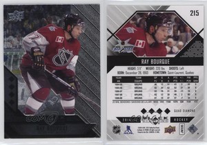 2014-15 Upper Deck Black Diamond Ray Bourque #215 HOF