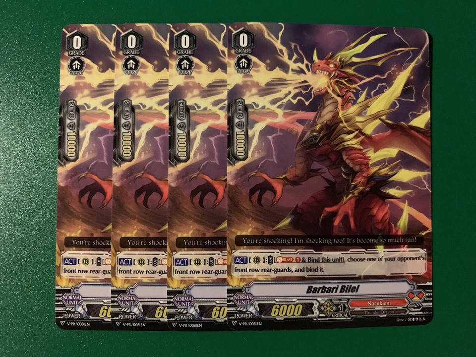 CARDFIGHT VANGUARD 4x BARBARI BILEL V-PR/0081EN PROMO - Image 1 of 1