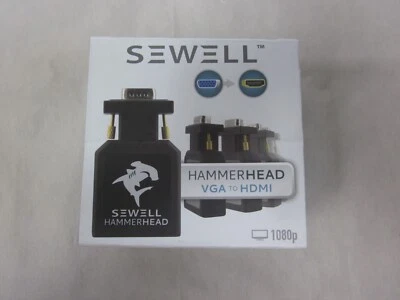 NEW Sewell Hammerhead VGA to HDMI Converter 1080p SW-29831390 - Image 1 of 4