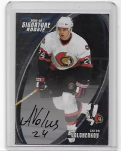 2002-03 ITG Be A Player Signature Series Anton Volchenkov Rookie Auto - Ottawa - Picture 1 of 2