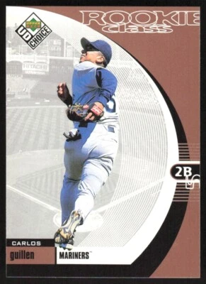 1999 UD Choice Rookie Class Carlos Guillen RC #19 Seattle Mariners - Image 1 of 2