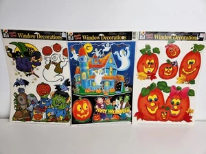 Appendiabiti statici di Halloween divertimento carino cartone animato scuola festa decorazione parete vintage anni '90 - Foto 1 di 5