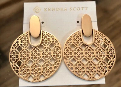 Pendientes de filigrana Kendra Scott Didi de oro rosa Foto 1 de 3