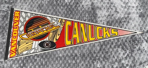 1994 Vancouver Canucks pennant fullsize Western Champions Original Cover