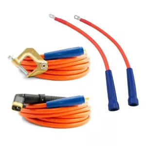 600A 00 Gauge Welder Generator Welding Arc Lead Set - 10 Meter 70mm² STICK - MMA - Picture 1 of 11