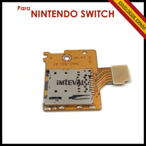 FLEX LECTOR MICRO SD NINTENDO SWITCH RANURA TARJETA REPUESTO - Imagen 1 de 1