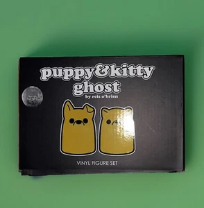 TINY GHOST BIMTOY PUPPY & KITTY GOLD EDITION NYCC 2018 EXCLUSIVE R1 - Picture 1 of 4