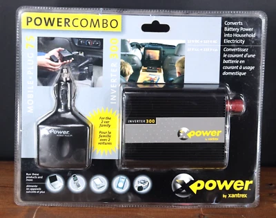 XPOWER by XANTREX Power Combo 75W enchufe móvil / 300W inversor 12V a 115VAC ¡NUEVO! Foto 1 de 2