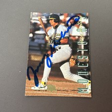 1994 Classic Best Gold Izzy Molina #126 Modesto A's signed autograph card