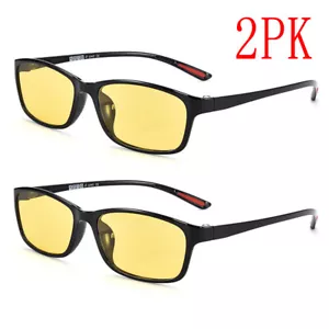 2Pk Myopia Glasses Polarized Nearsighted Day Night Driving Sunglasses -0.5~-6.0 - Picture 1 of 10