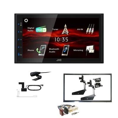 JVC Bluetooth 2DIN DAB+ Autoradio für Nissan 350 Z Facelift 2005-2009 - Bild 1 von 4