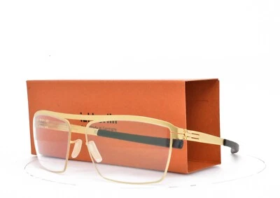 iC! Gafas Berlin Cuadradas Geométricas Aviador Ricken Oro Mate 56-16-145 Foto 1 de 4