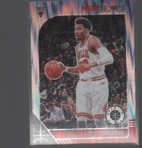 OTTO PORTER JR.  2019-20 PANINI HOOPS PREMIUM STOCK SILVER FLASH  CARD #28