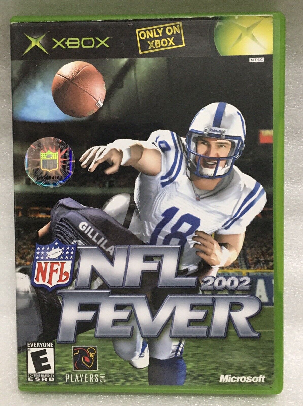 NFL Fever 2002 (Microsoft Xbox, 2001) Complete