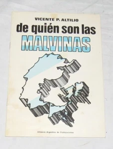 de quien son las Malvinas - Vicente P Alito - Argentina Propaganda - Picture 1 of 1