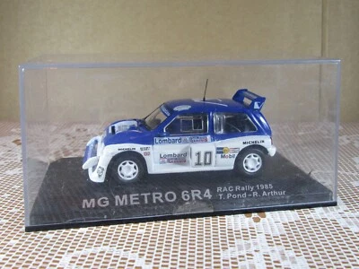 A215 IXO MG Metro 6R4 #10 RAC Rally Lombard 1985 UK Pond Arthur 1:43 + Scatola - Immagine 1 di 4